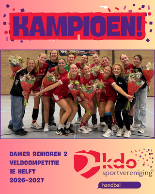 Kersverse senioren dames 2 veldkampioen